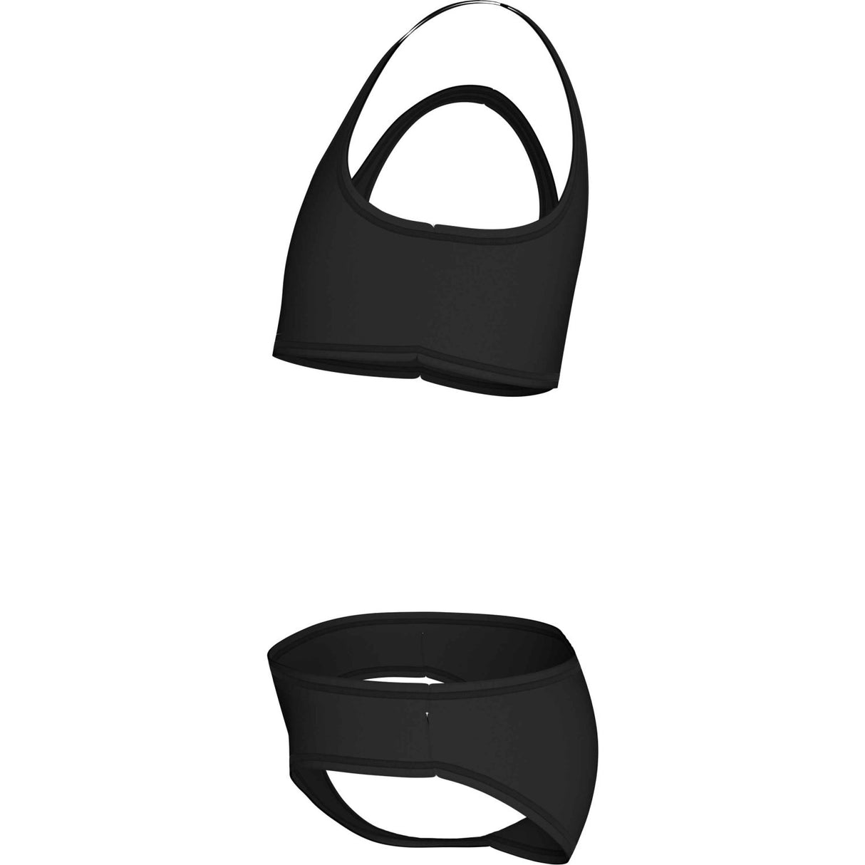 Calvin Klein Pvh Black Bralette Bikini Sæt