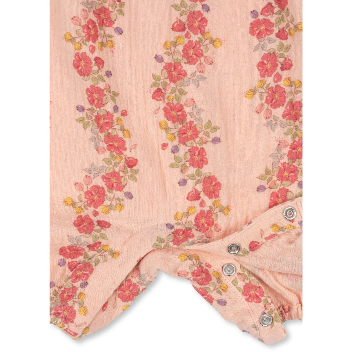 Konges Sløjd Floria Pink Coco Flæse Romper GOTS