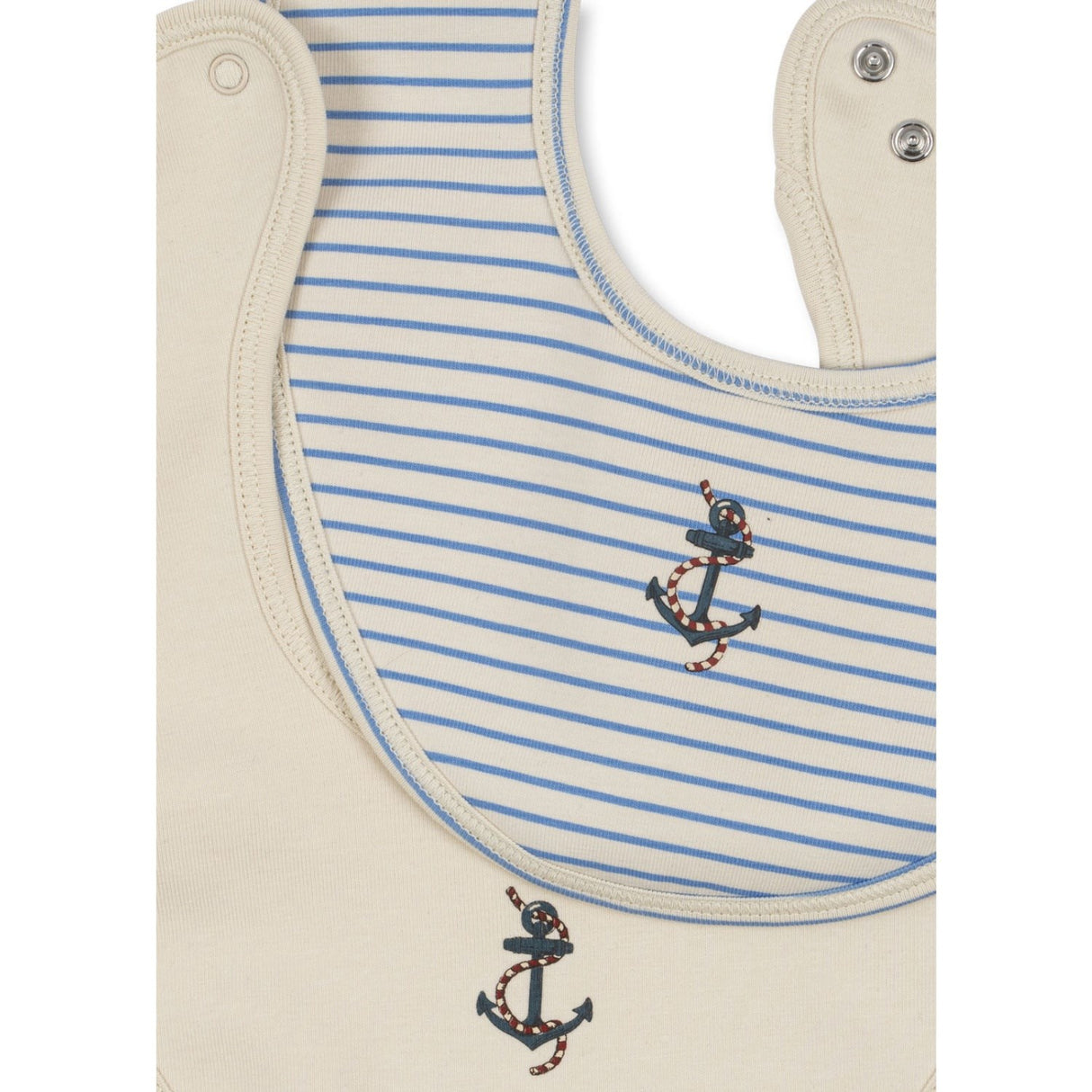 Konges Sløjd Stripe Provence Mix Basic 2 Pak Hagesmæk