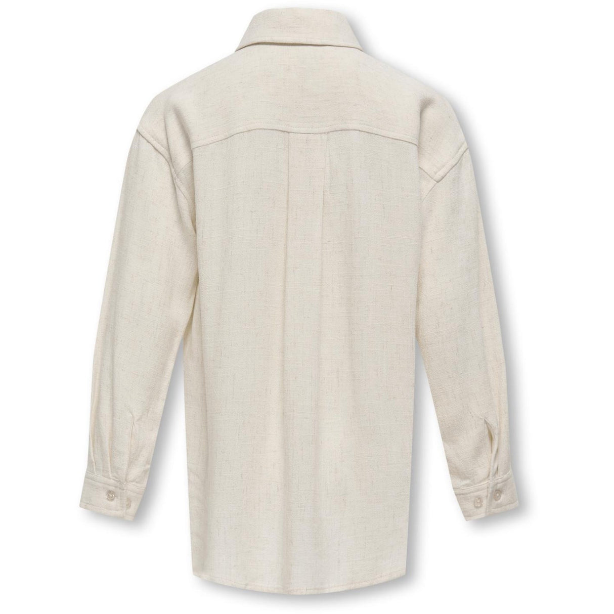 kids ONLY Moonbeam Siesta L/S Hør Blend Ovs Skjorte Pnt