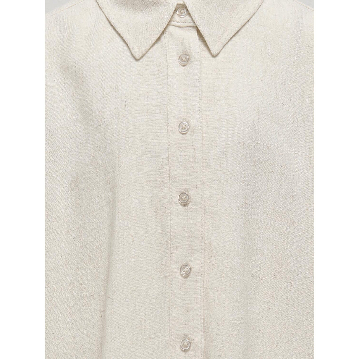 kids ONLY Moonbeam Siesta L/S Hør Blend Ovs Skjorte Pnt