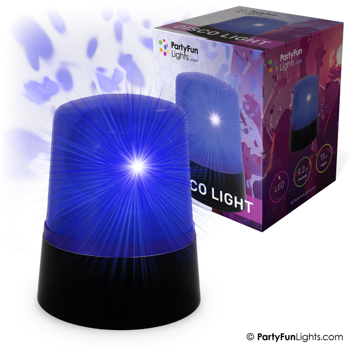 Party Funlight Politi Lys Ø: 9,2cm