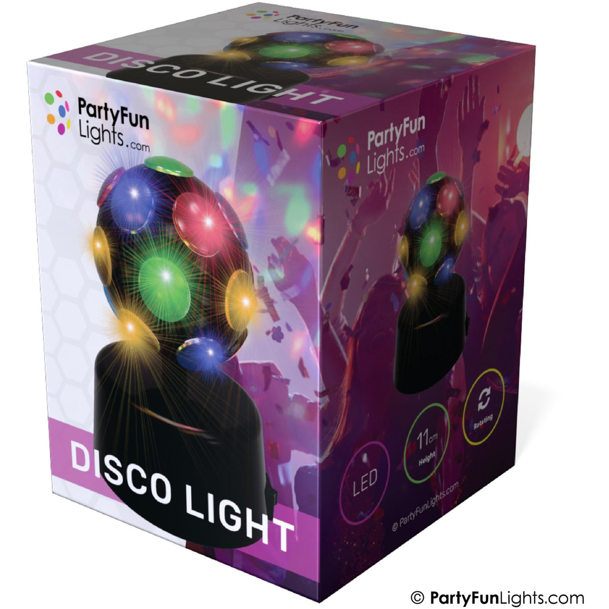 Party Funlight Mini Disko Lampe Ø: 9,2cm