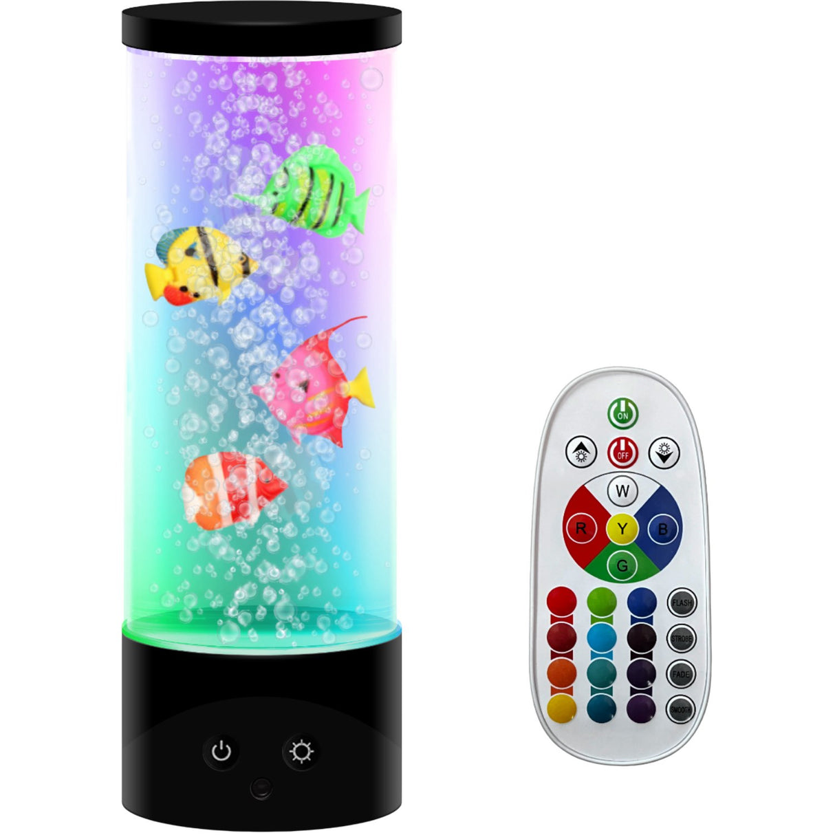 Party Funlight Fiske Lampe Med Fjernbetjening H: 28cm