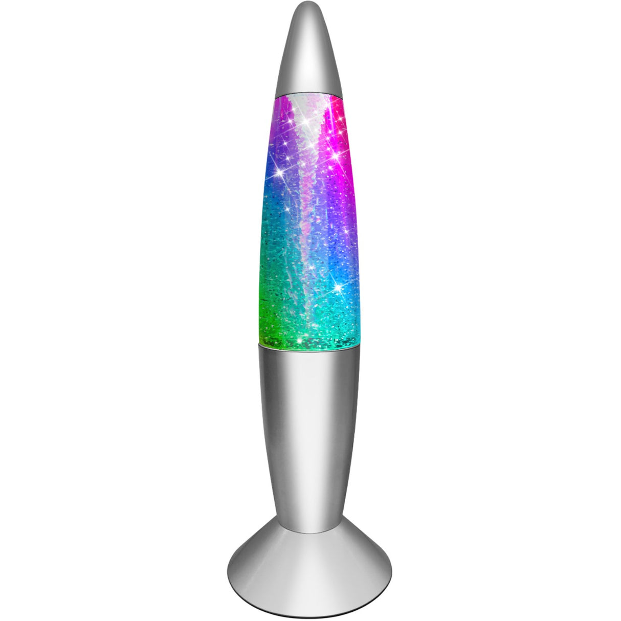 Party Funlight Tornado Glitter Lampe - Multifarvet H: 36cm