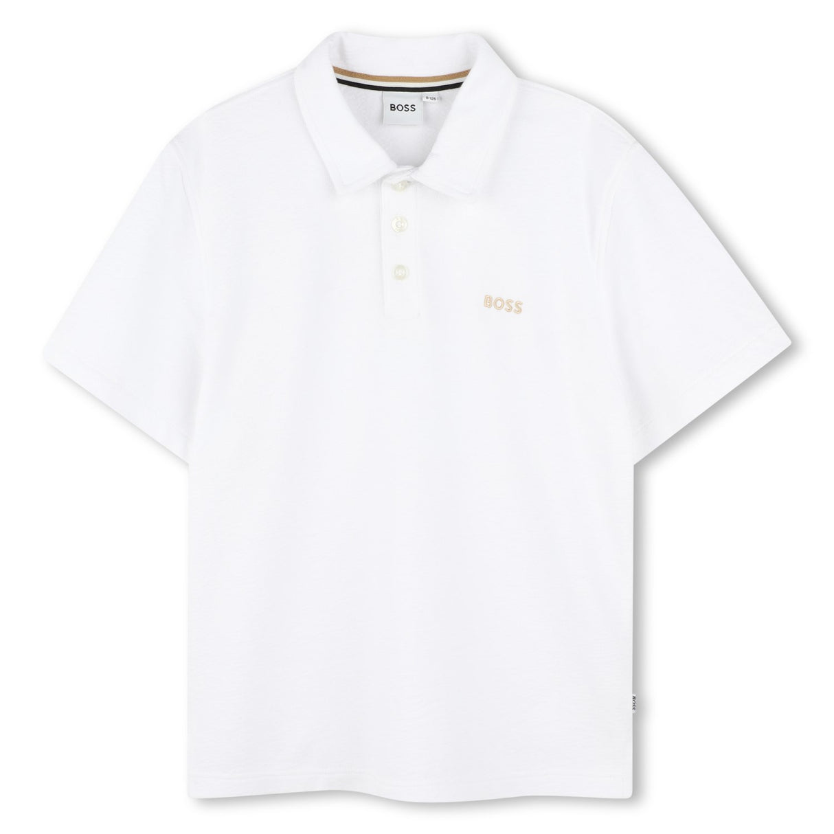 Hugo Boss White Short Sleeved Polo