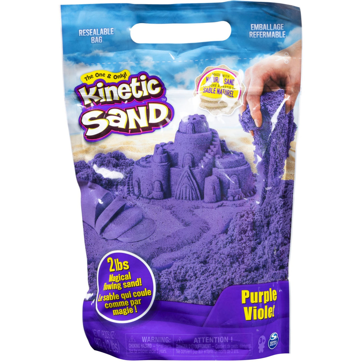 Kinetic Sand Purple Colour Bag 900g