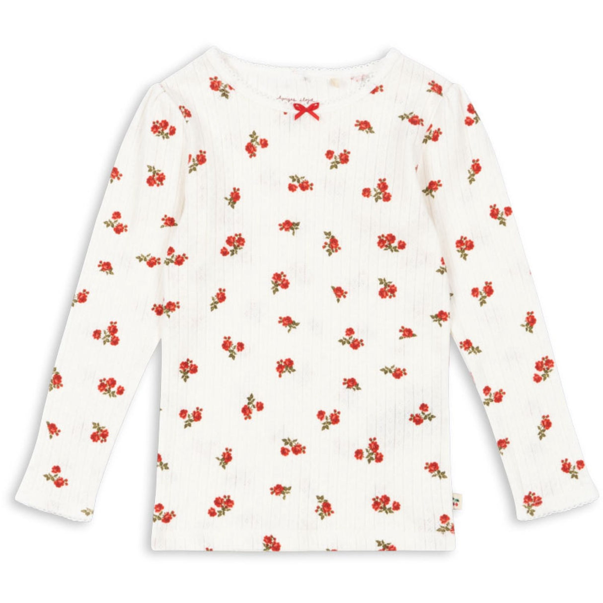 Konges Sløjd Rose Red Minnie Bluse GOTS