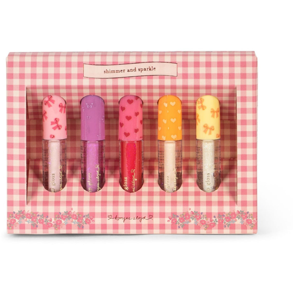 Konges Sløjd Multi Glitter Lip Gloss 5 stk.