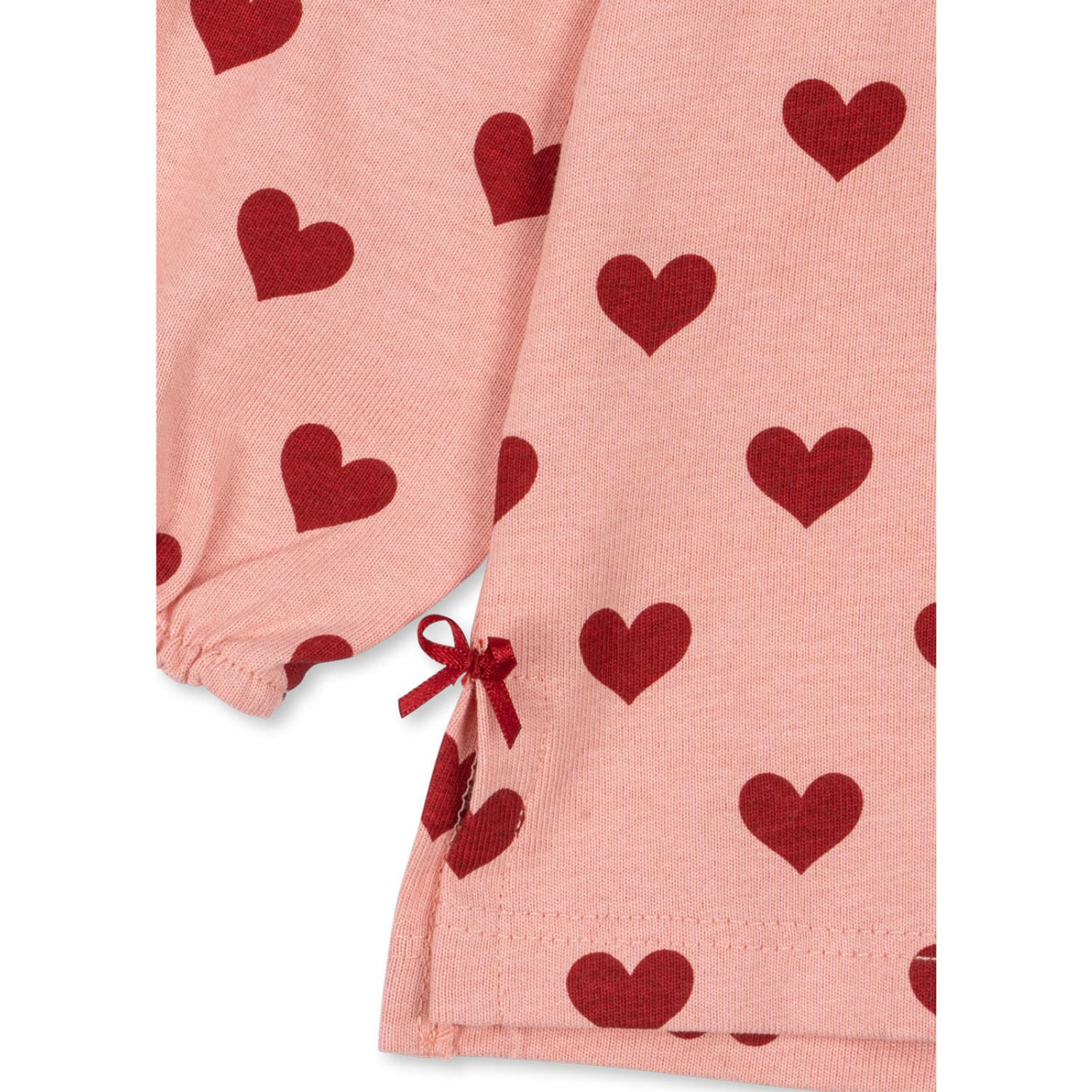 Konges Sløjd Amour Rouge Drey Slit Bluse GOTS