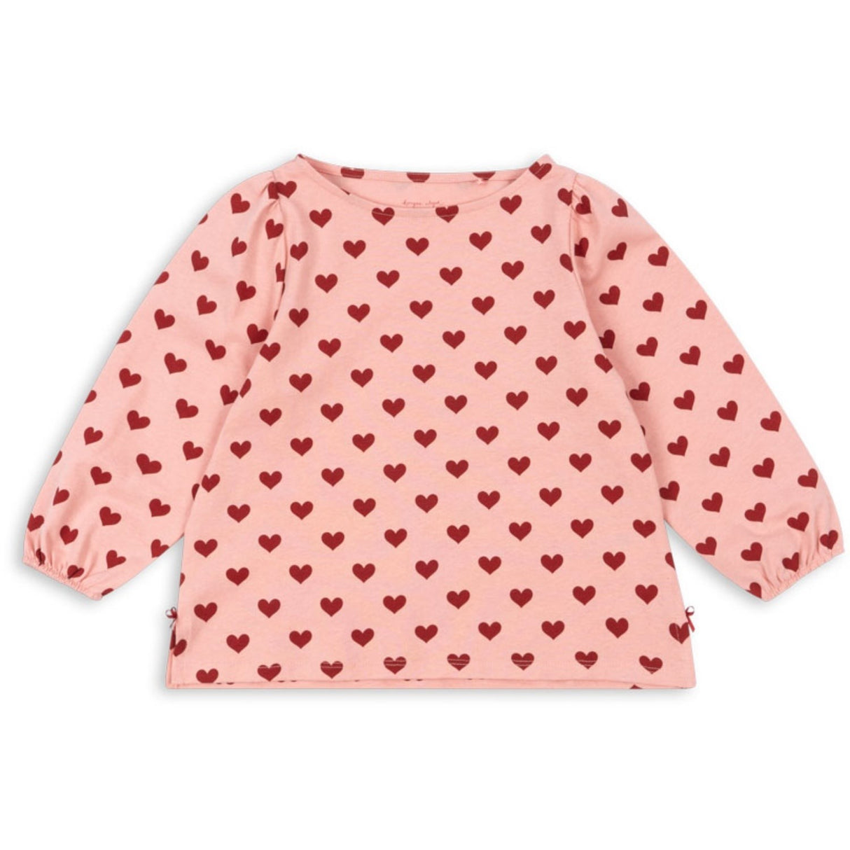 Konges Sløjd Amour Rouge Drey Slit Bluse GOTS
