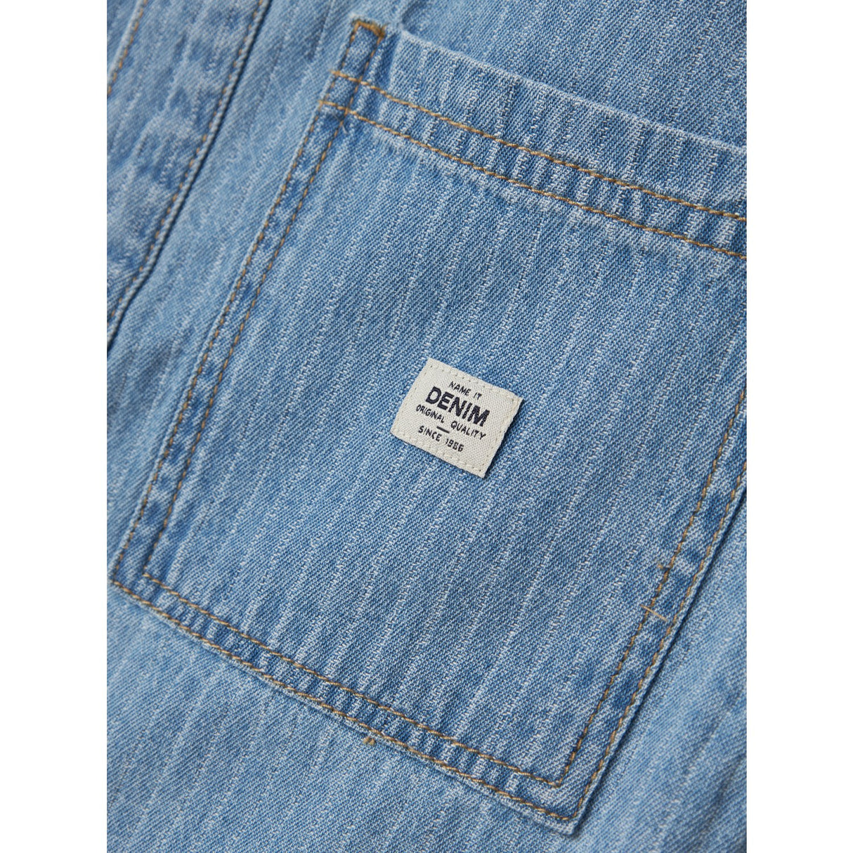 Name It Light Blue Denim Stripes Felix Denim Skjorte