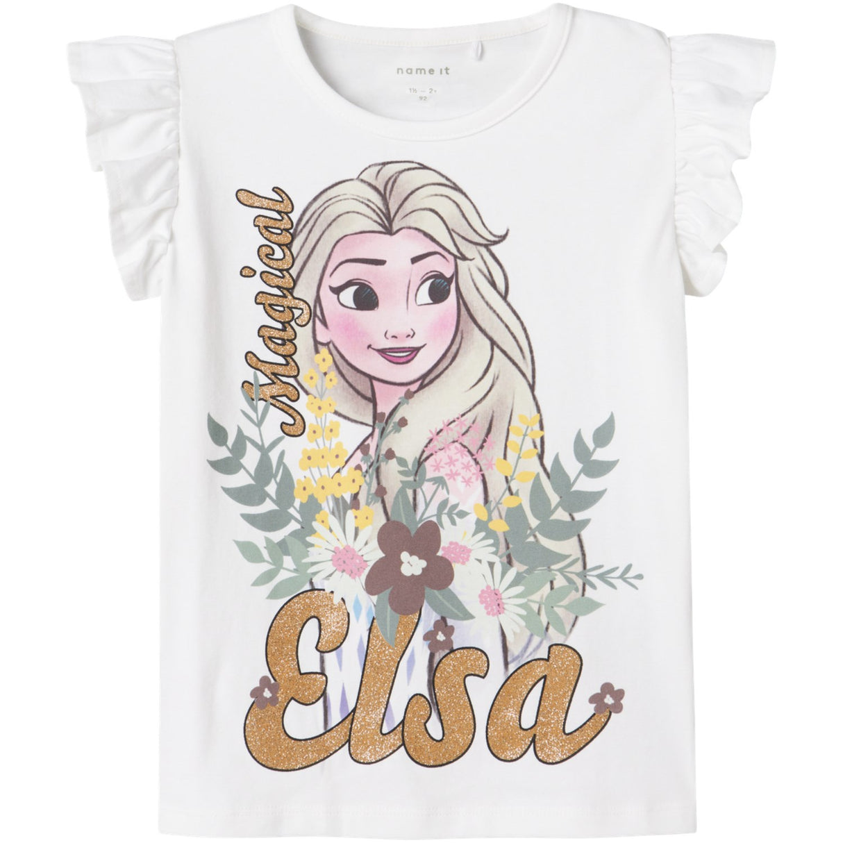 Name It Bright White Abla Frozen T-Shirt