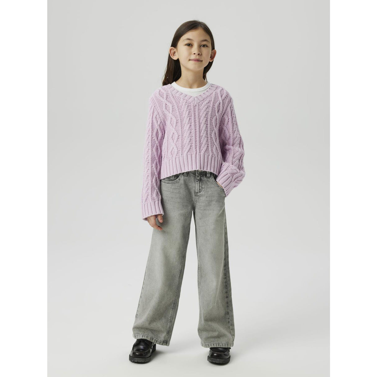 Name It Winsome Orchid Tanna Kort Loose Strik