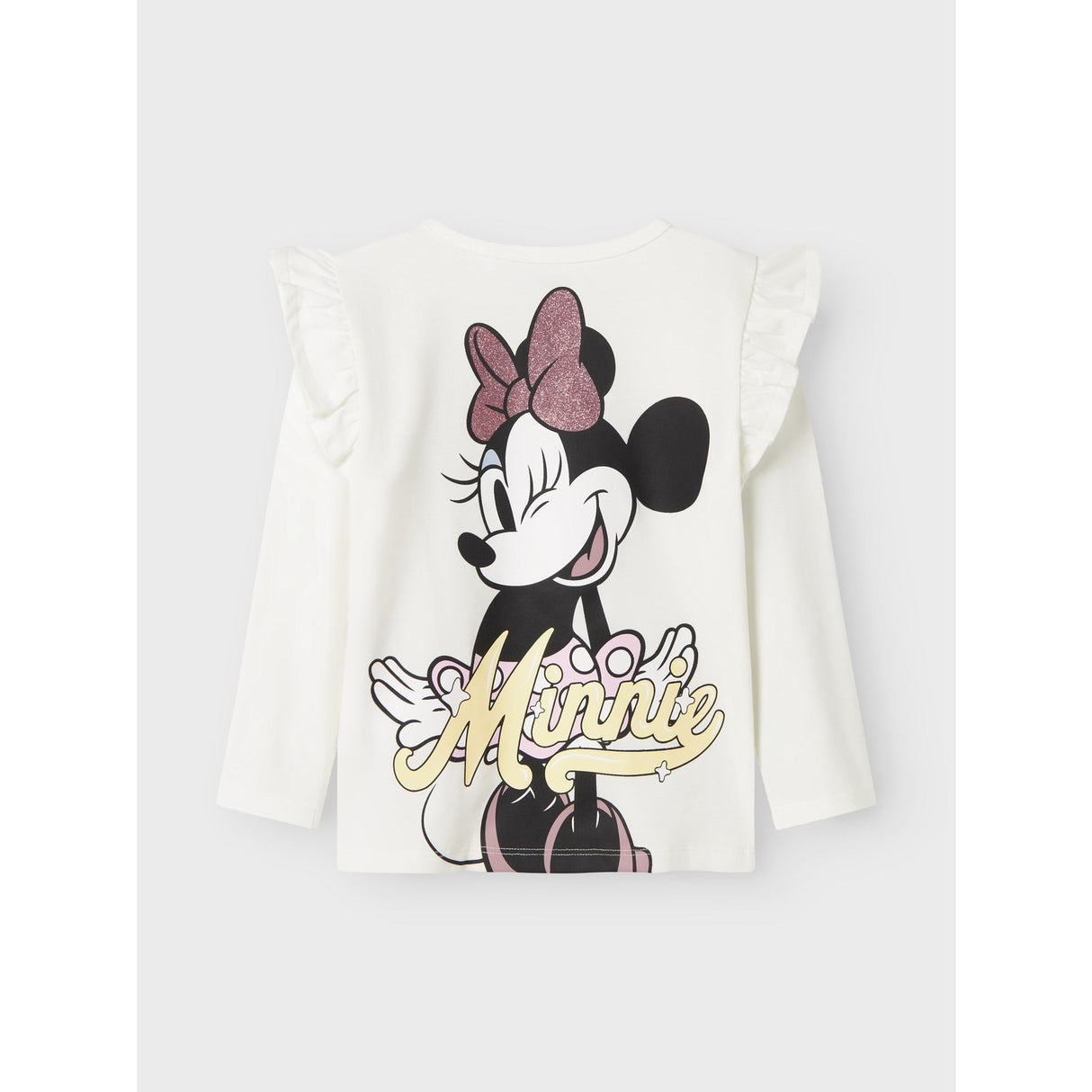 Name It Cloud Dancer Desire Minnie Mouse Bluse