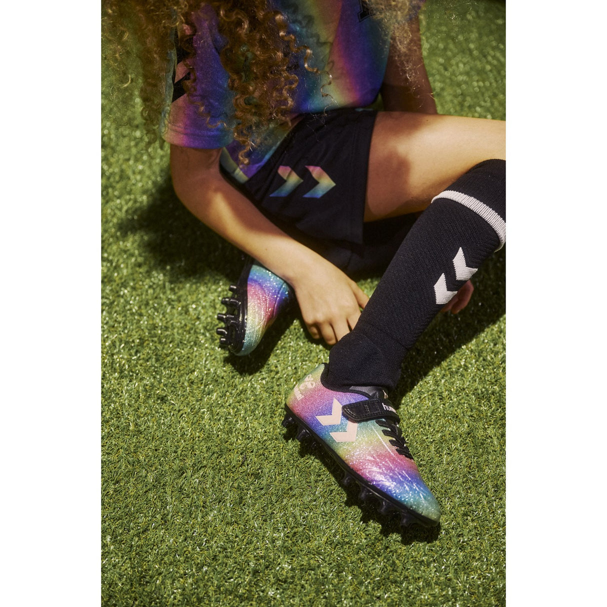 Hummel Pink-A-Boo Shimmer T-shirt S/S