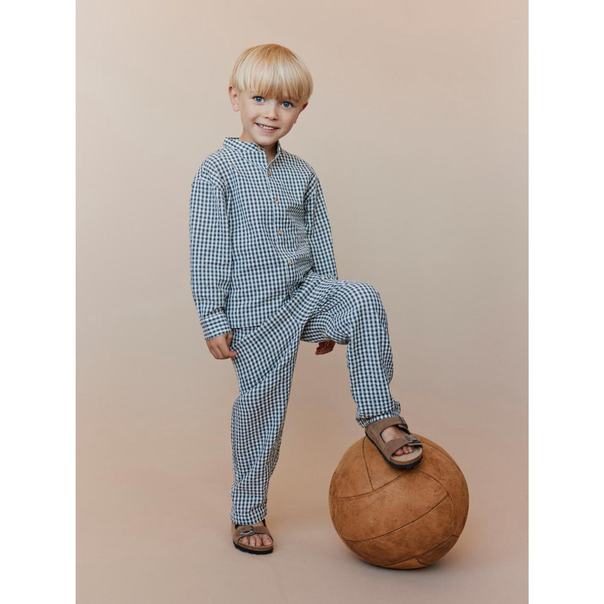 Sofie Schnoor Grey Check Bukser