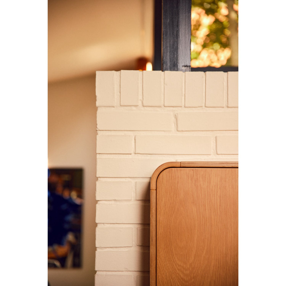 FLEXA Oak Væghængt Puslebord