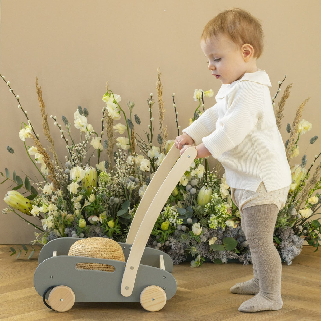 Gobabygo Sand Crawling Strømpebukser Organic Bomuld