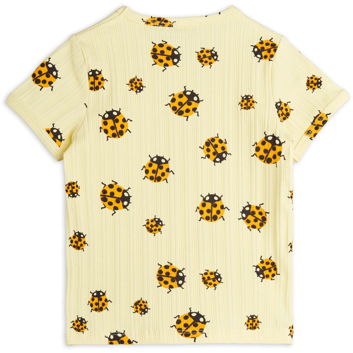 Mini Rodini Yellow Ladybugs AOP T-Shirt