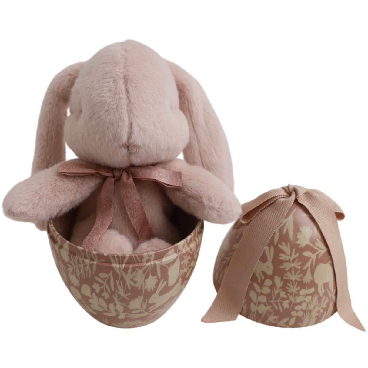 Maileg Påskeæg Med Kanin Sløjfe - Powder