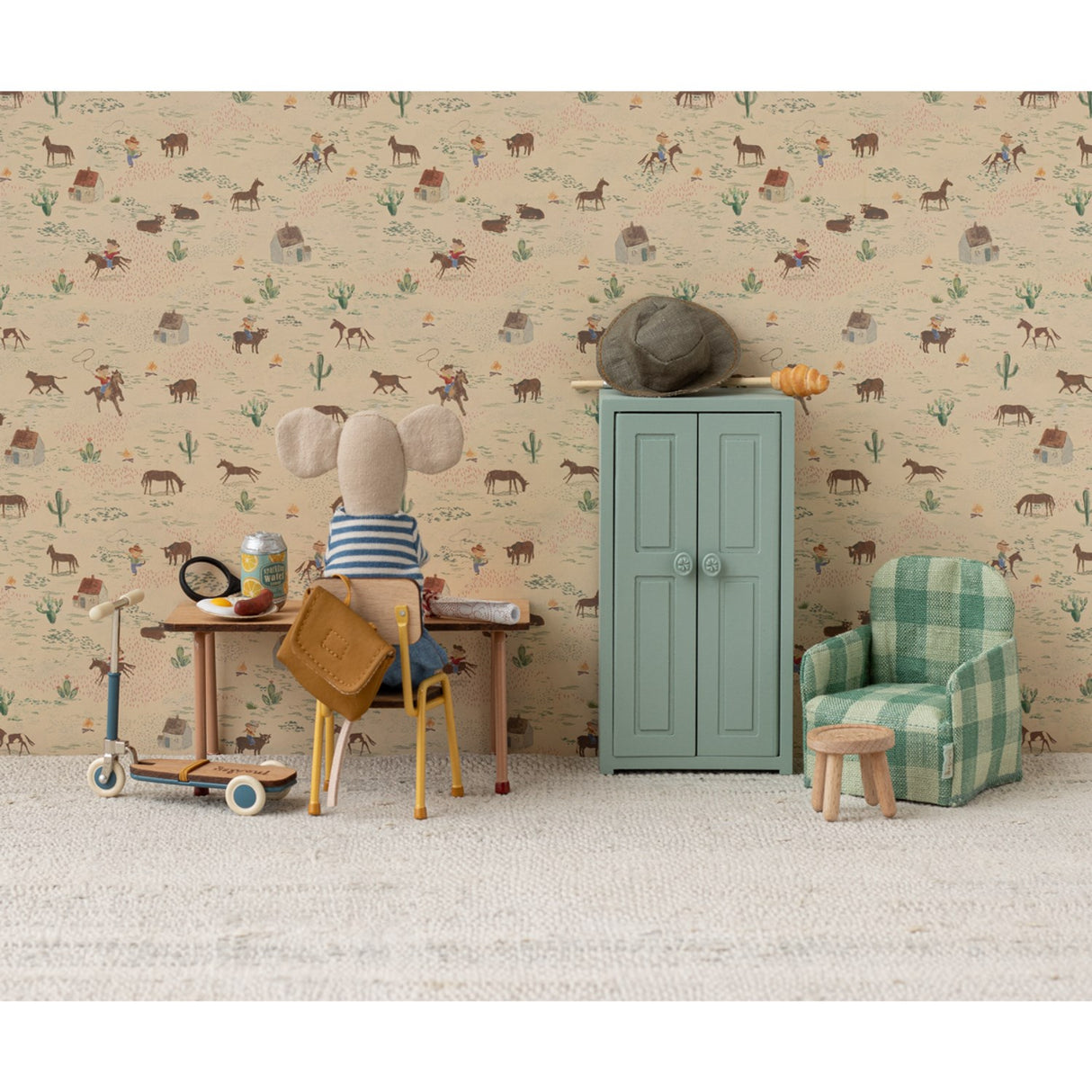 Maileg Stol, Mus - Yellow