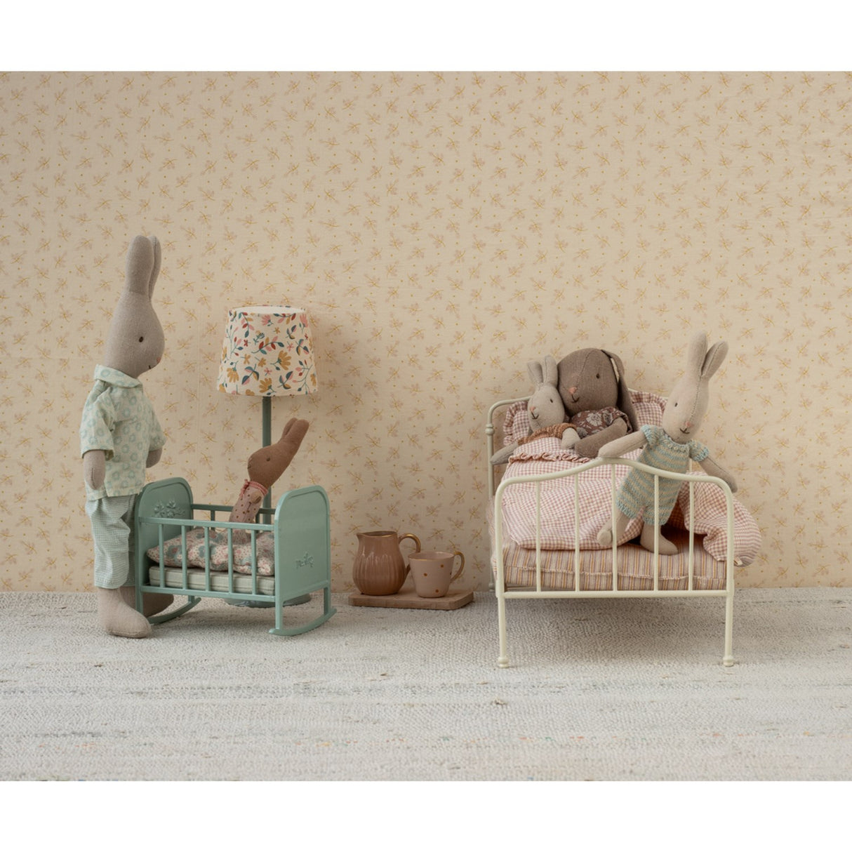 Maileg Vugge, My - Blue Mint