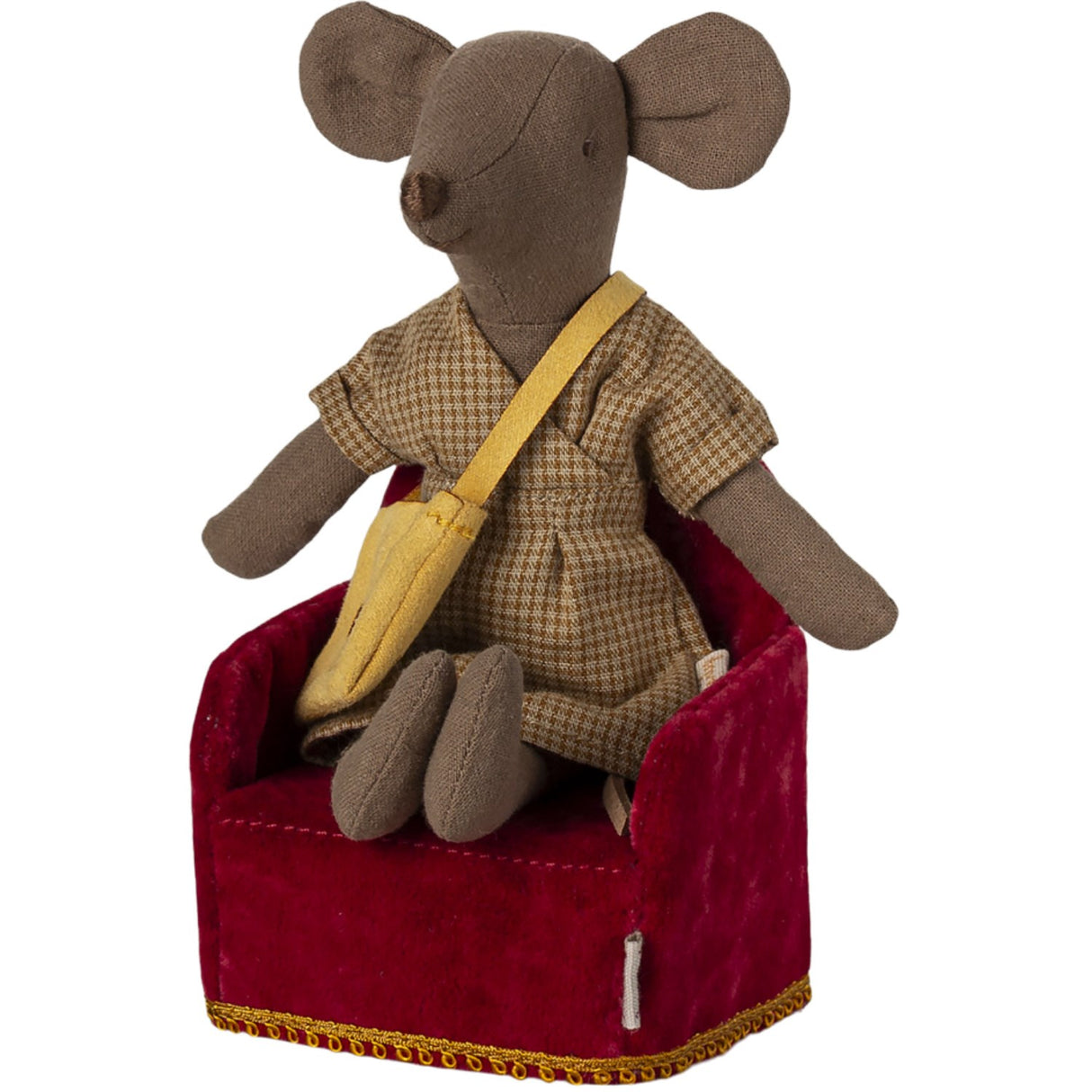 Maileg Lænestol, Mus - Red