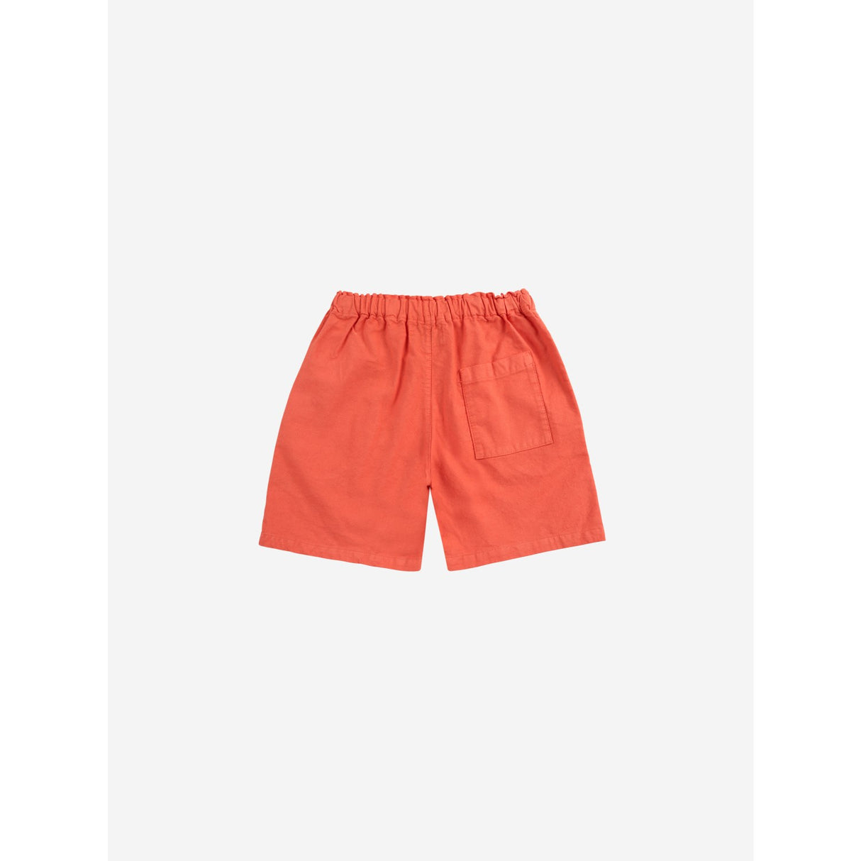 Bobo Choses Red Smiling Woven Bermuda Shorts