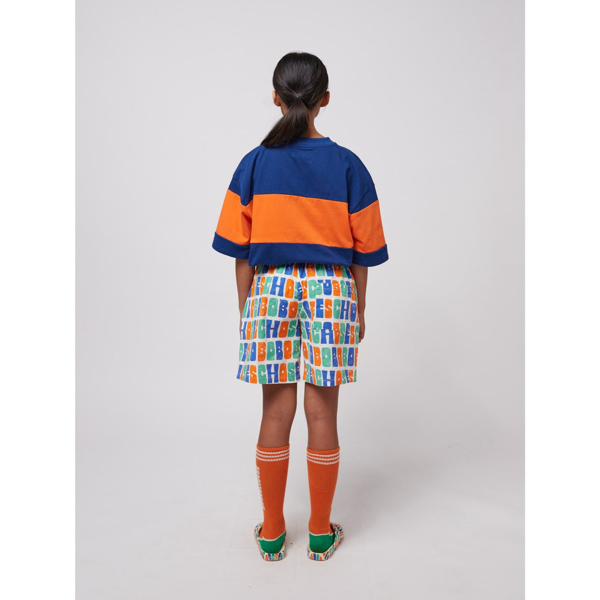 Bobo Choses Offwhite Multicolor Woven Shorts