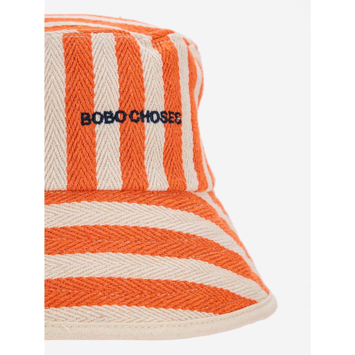 Bobo Choses Orange Striped Bøllehat