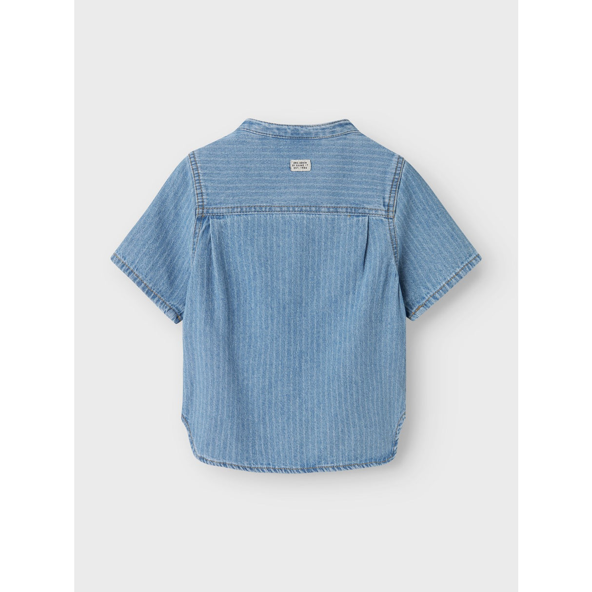 Name It Light Blue Denim Stripes Fido Denim Skjorte