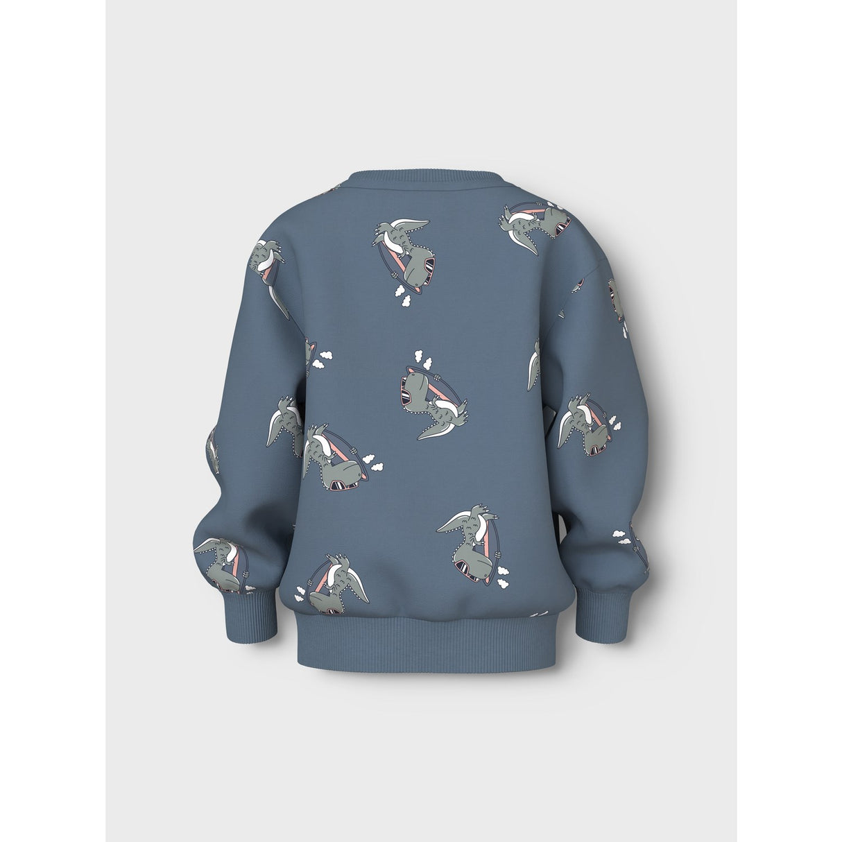 Name It Blue Mirage Dino Surf Vermo AOP Regular Sweatshirt