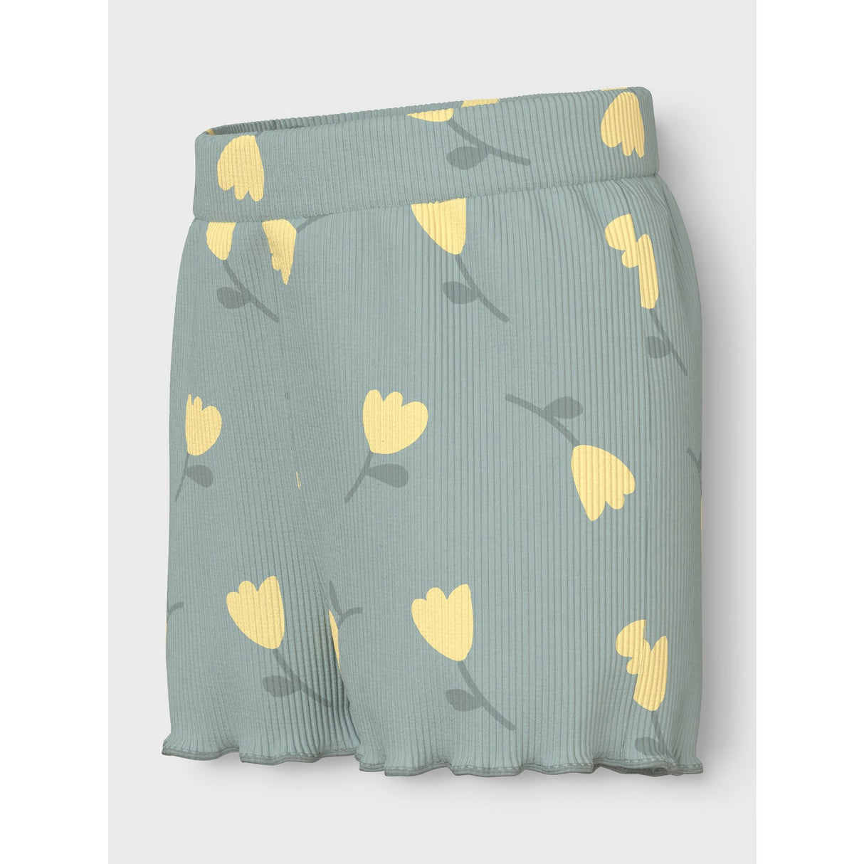 Name It Aqua Gray Lemon Vemma AOP Shorts