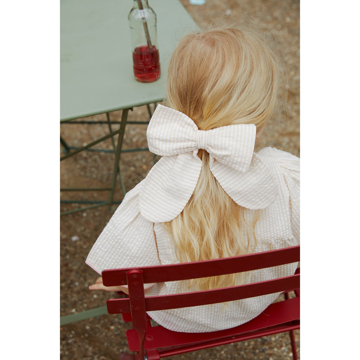 COPENHAGEN COLORS Dusty Rose W Cream Stripe 3-Pak Seersucker Tilbehør