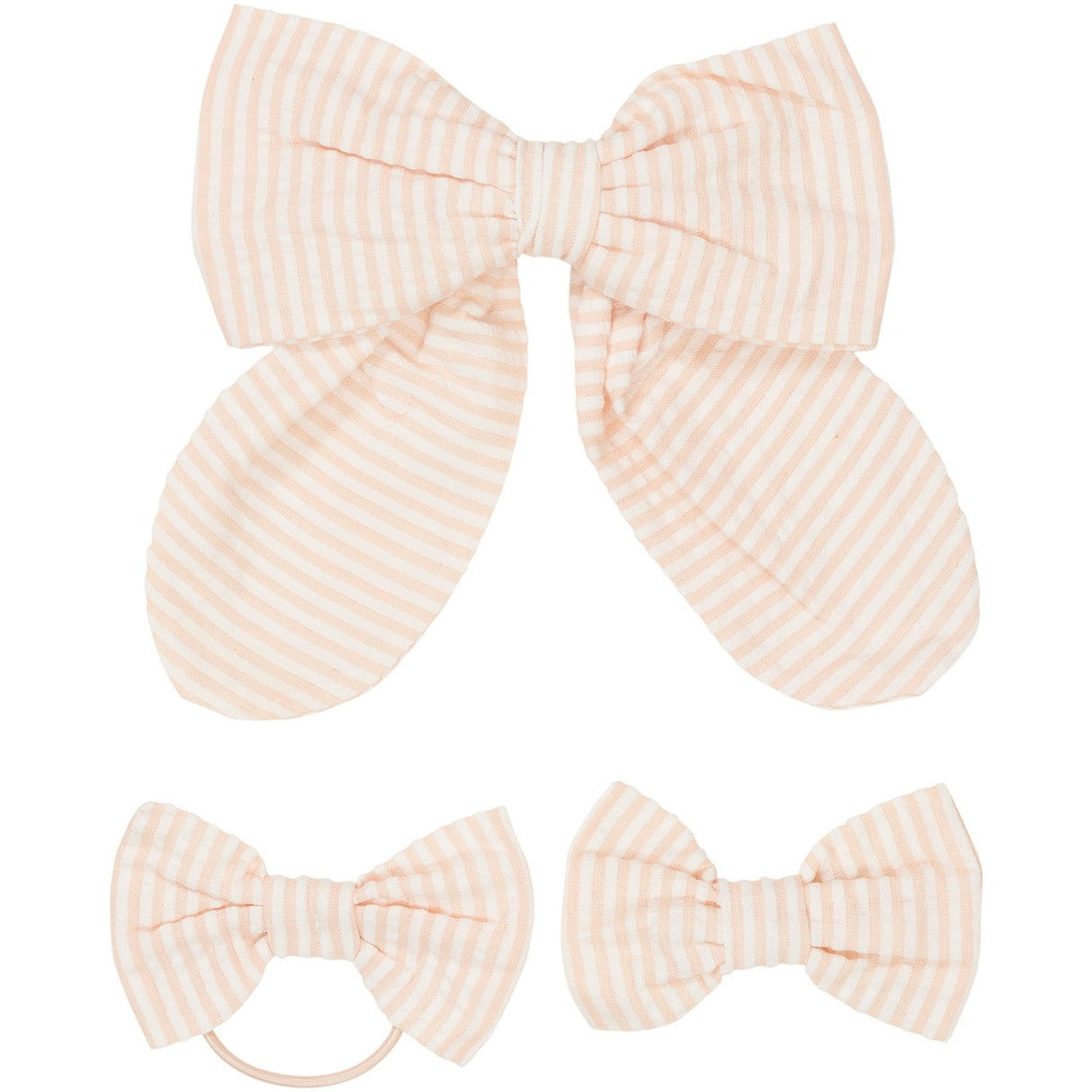 COPENHAGEN COLORS Dusty Rose W Cream Stripe 3-Pak Seersucker Tilbehør