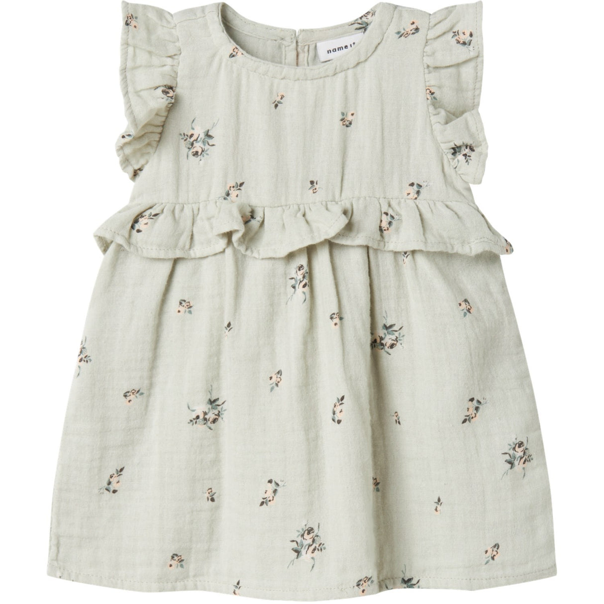 Name It Aqua Gray Hikka Capsl Kjole