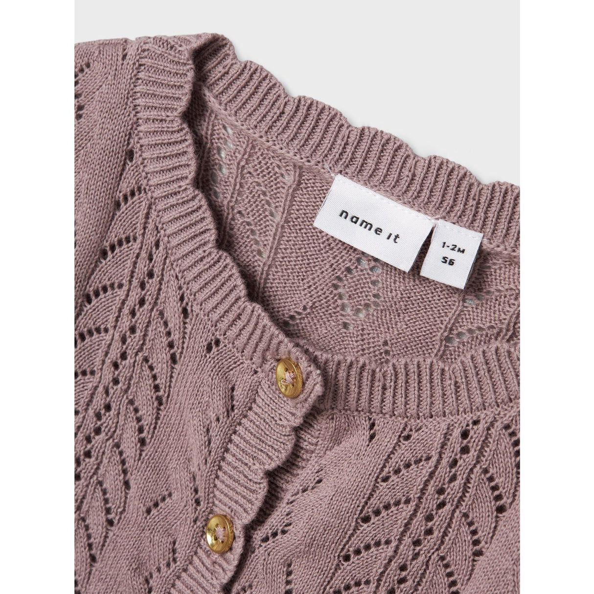 Name It Purple Dove Jollie Strik Cardigan