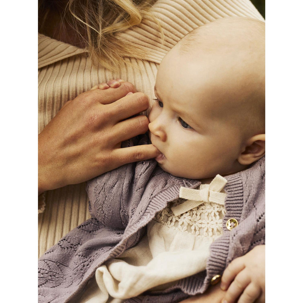 Name It Purple Dove Jollie Strik Cardigan