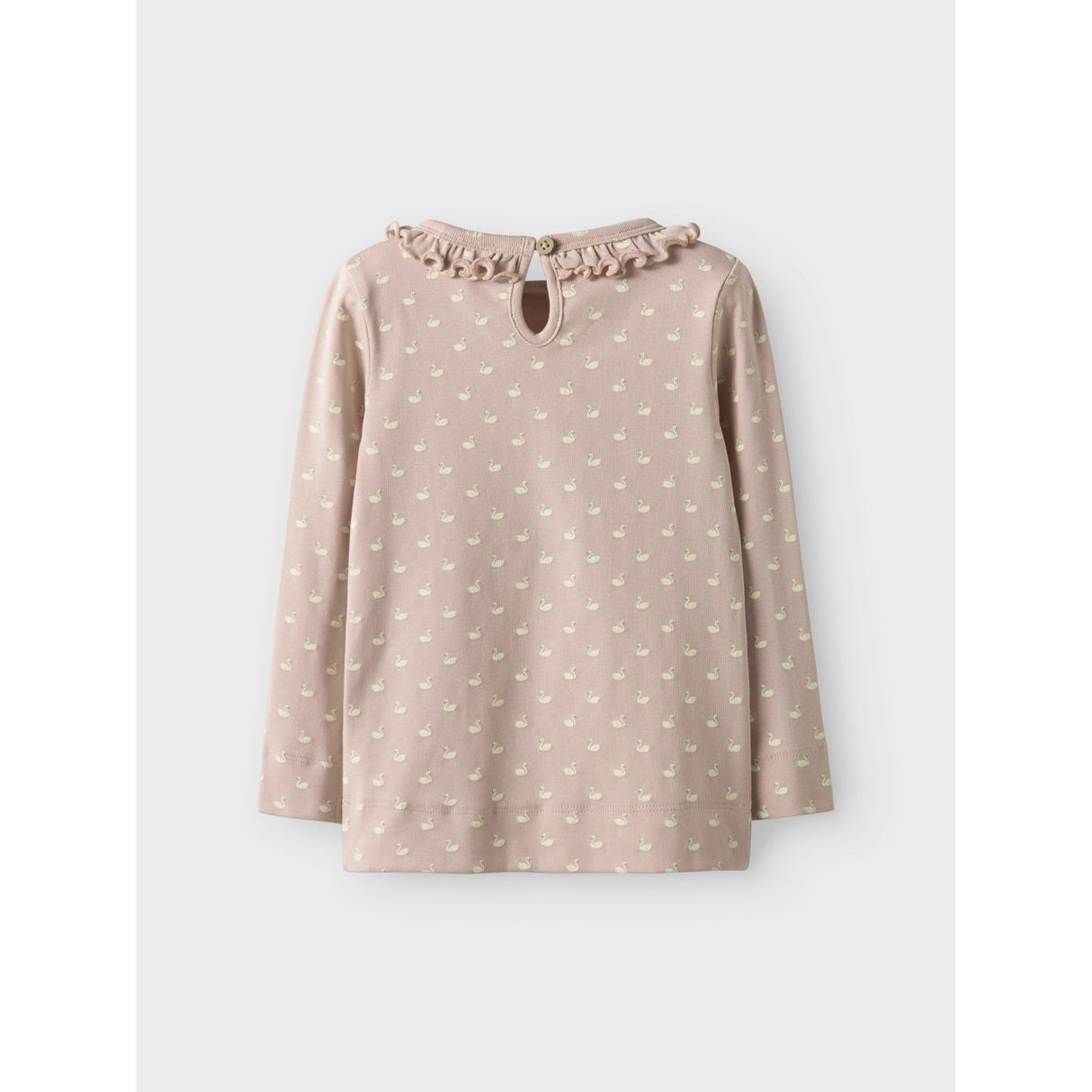 Lil'Atelier Peach Whip Swans Gayo Slim Bluse
