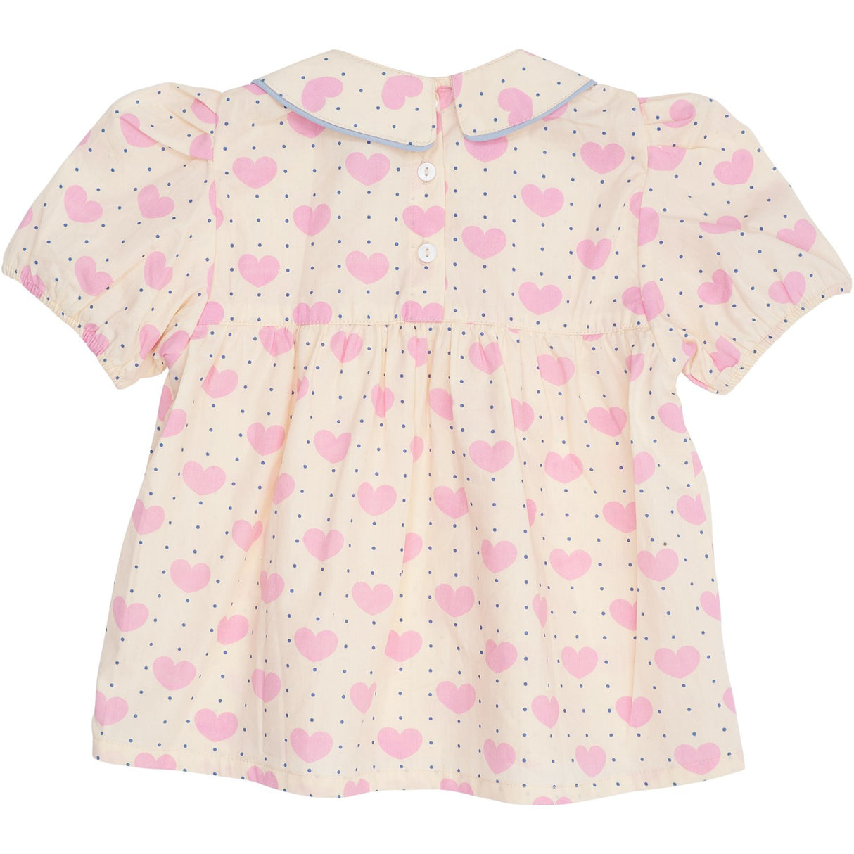 COPENHAGEN COLORS Heart Aop Heart & Dots Bluse