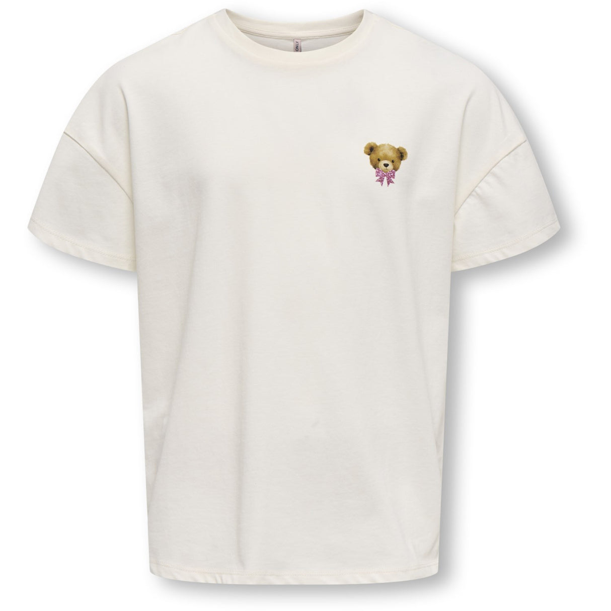 kids ONLY Cloud Dancer Teddy Pink Glitter Rosita Oversize T-Shirt