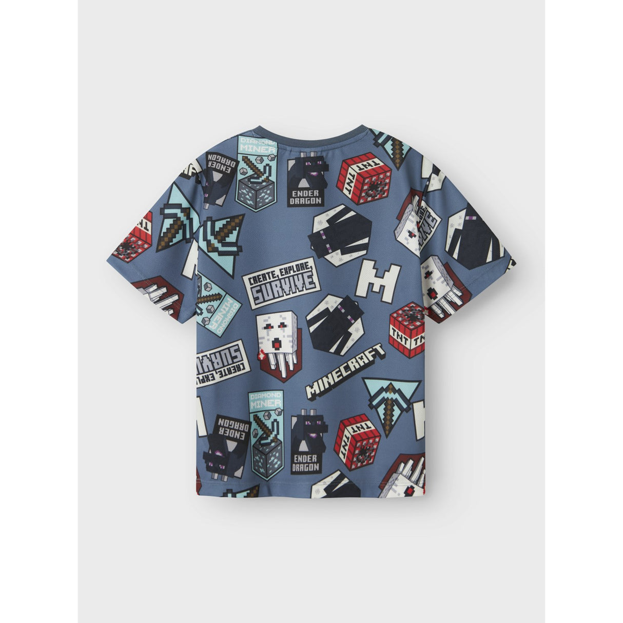 Name It Blue Mirage Map Minecraft Regular Poly T-Shirt