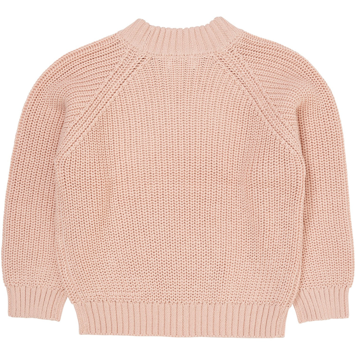 COPENHAGEN COLORS Dusty Rose Strikket Classic Rib Bluse