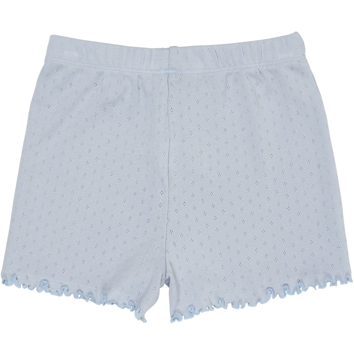 COPENHAGEN COLORS Dusty Blue Summer Pointelle Shorts