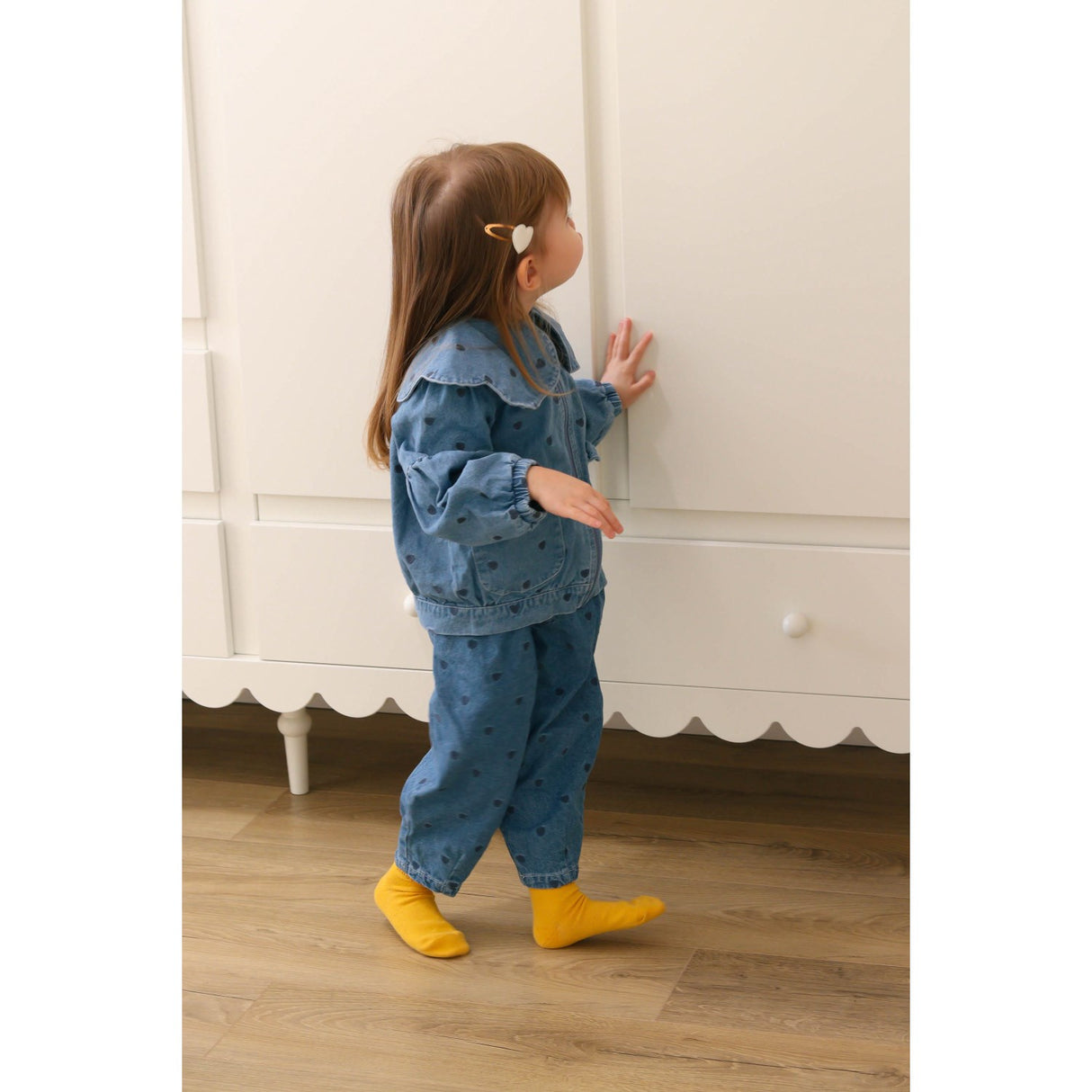 Fliink Light Denim Blue Donna Denim Bomber Jakke