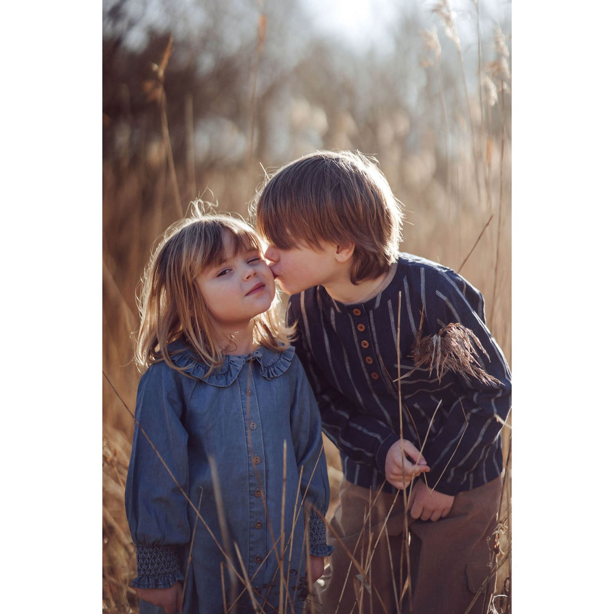 Fliink Insignia Blue / Sandshell Vira Skjorte