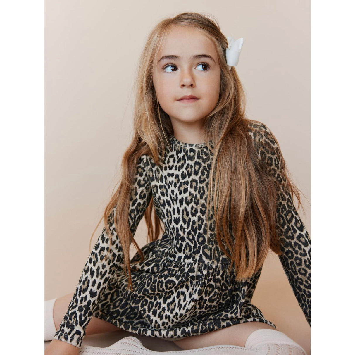 Sofie Schnoor Light Brown Leopard Kjole
