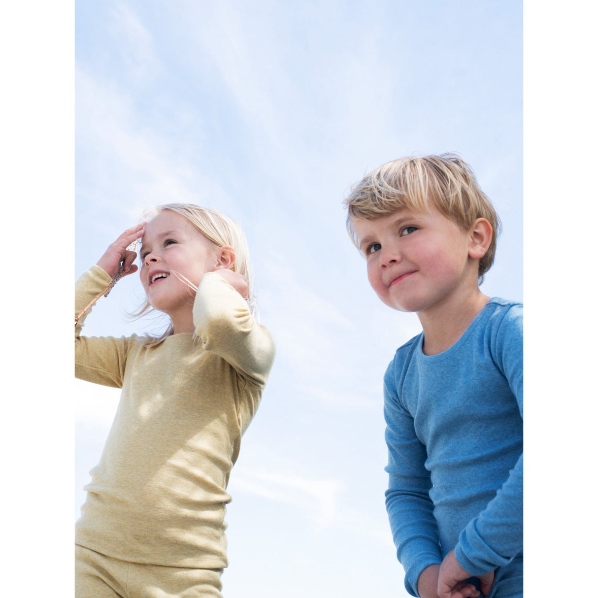 Serendipity Azur Slim Bluse