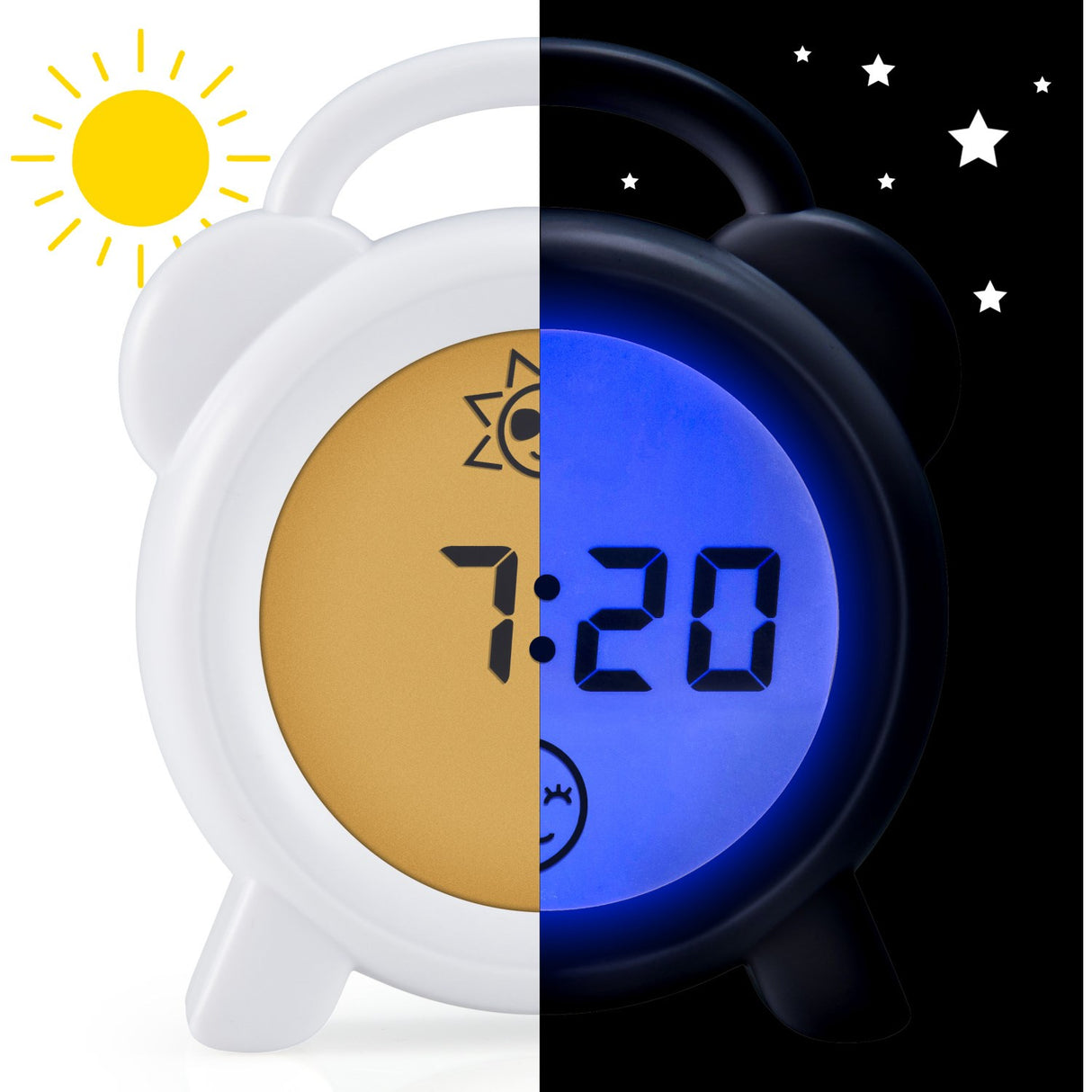 Alecto Søvntræner Ur med Lampe & Alarm - Hvid